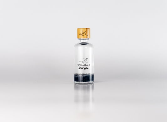 Bouteille d'infusion énergétique en shungite