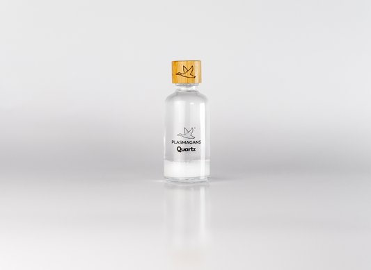 Bouteille d'infusion énergétique en quartz